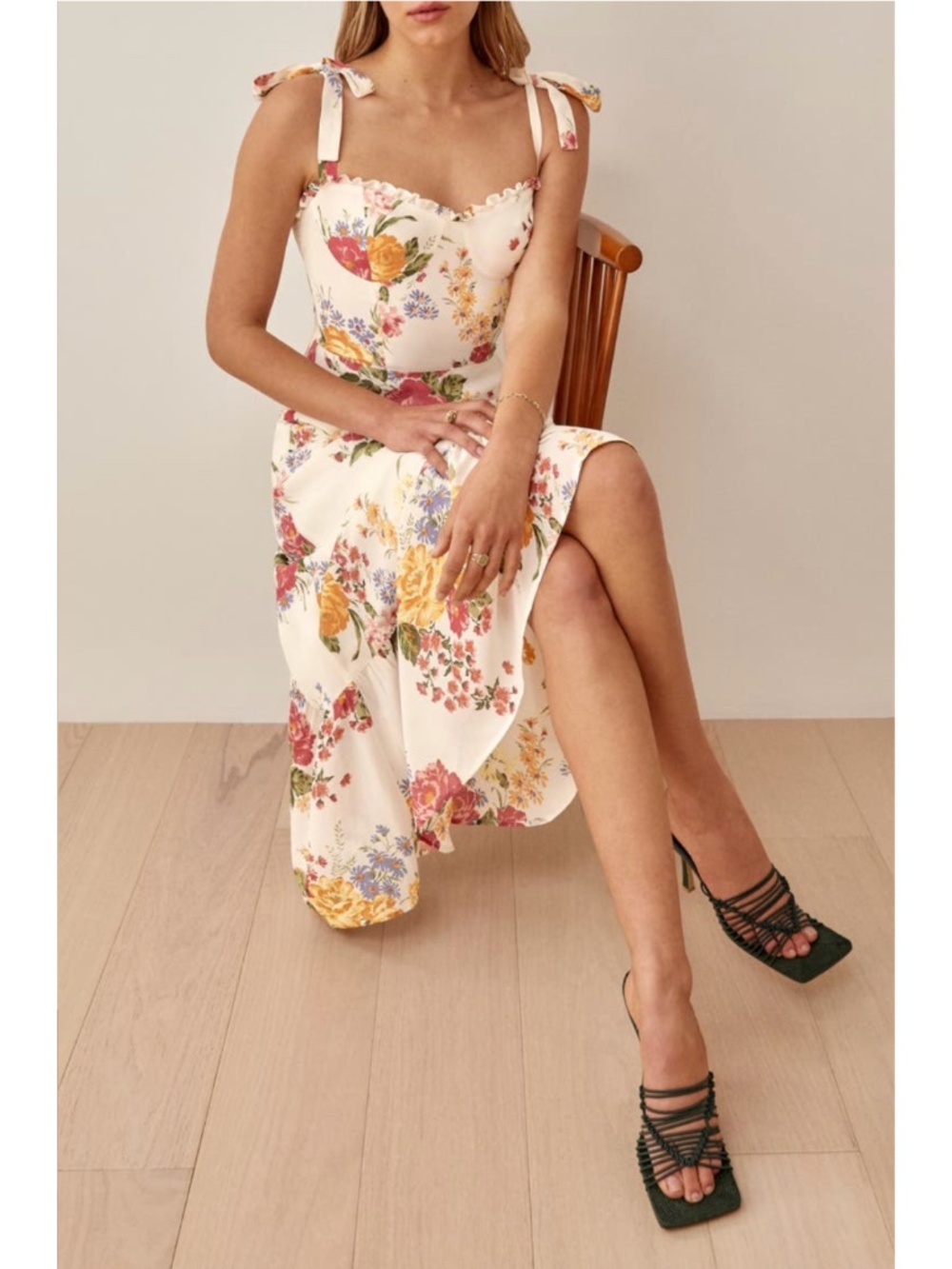 NEW Reformation Nikita Dress Bouquet 12 - Picture 14 of 17